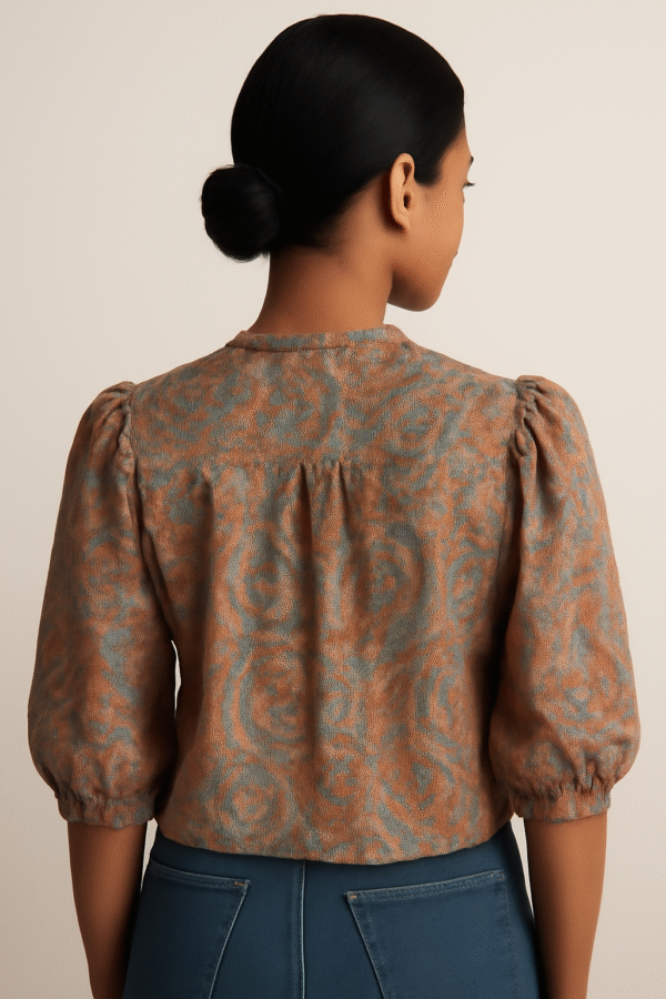 Women’s Printed Stylish Casual Top - Image 2