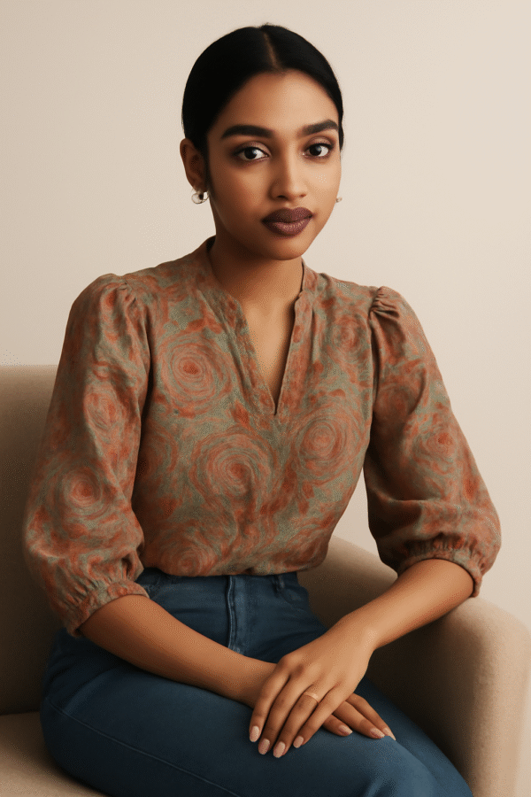 Women’s Printed Stylish Casual Top