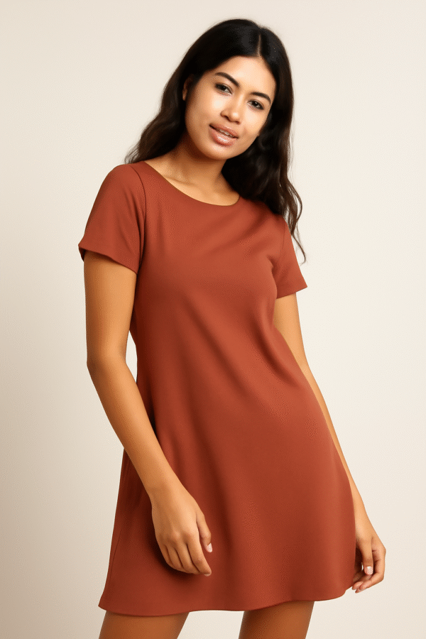 Women's Western Casual A-Line Dress – Stylish & Comfortable Everyday Wear - Image 3