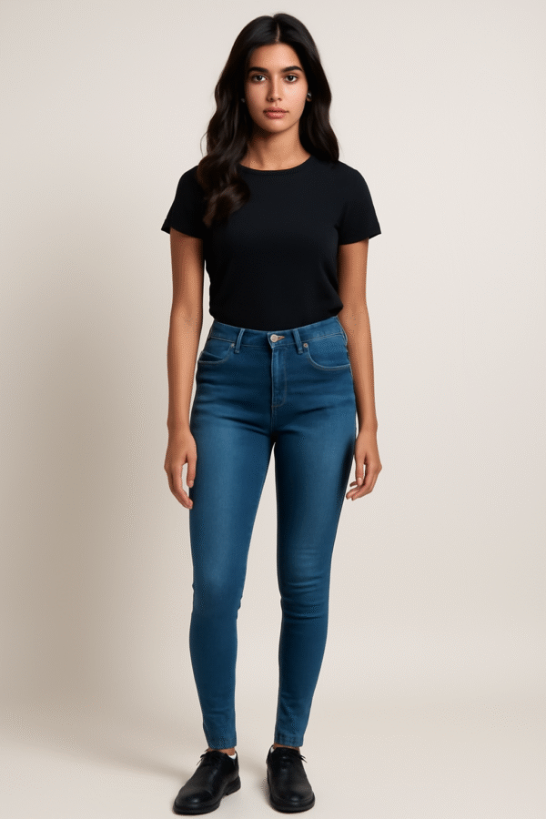 Women’s Blue Skinny Fit Jeans