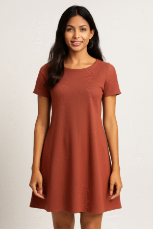 Women's Western Casual A-Line Dress – Stylish & Comfortable Everyday Wear