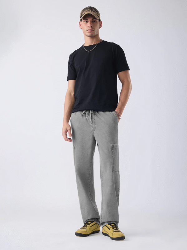 Men's Black T-Shirt - Image 2